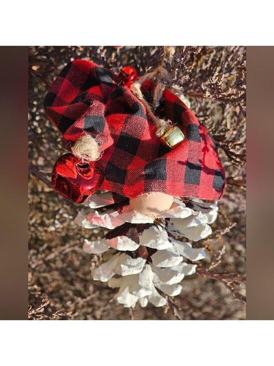 Hand Crafted Other - Hand Crafted Gnome Ornament Pine Cone #PC2